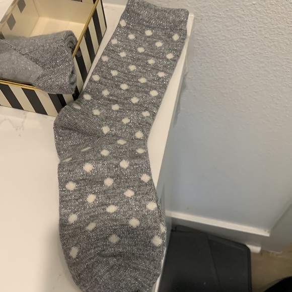 Kate Spade ♠️ Sparkle 2-Pair Sock Set - Picture 8 of 9